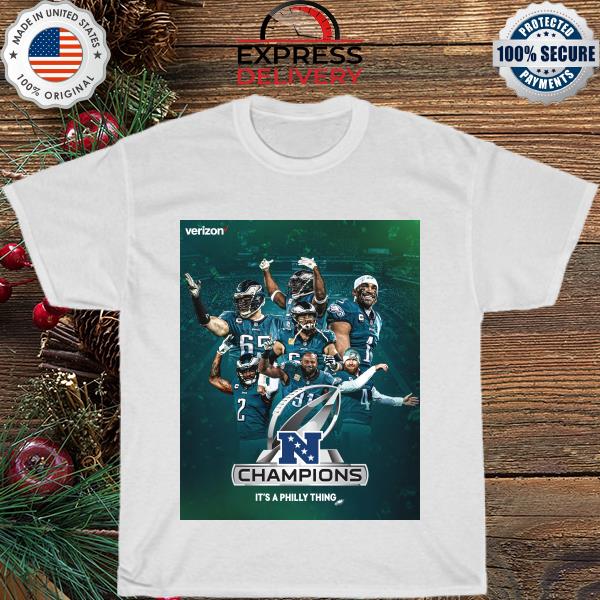 Funny Philadelphia Eagles NFC champs it's a philly thing #flyeaglesfly shirt