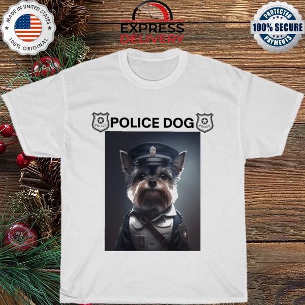 New style police dog 2023 shirt