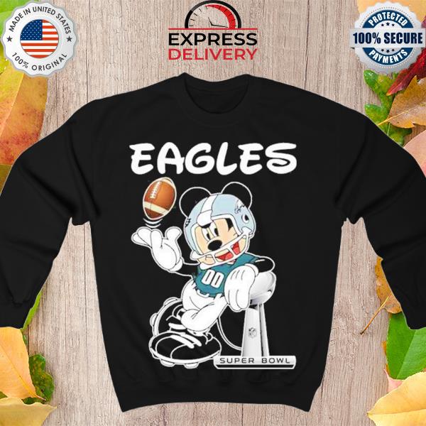 mickey mouse philadelphia eagles shirt