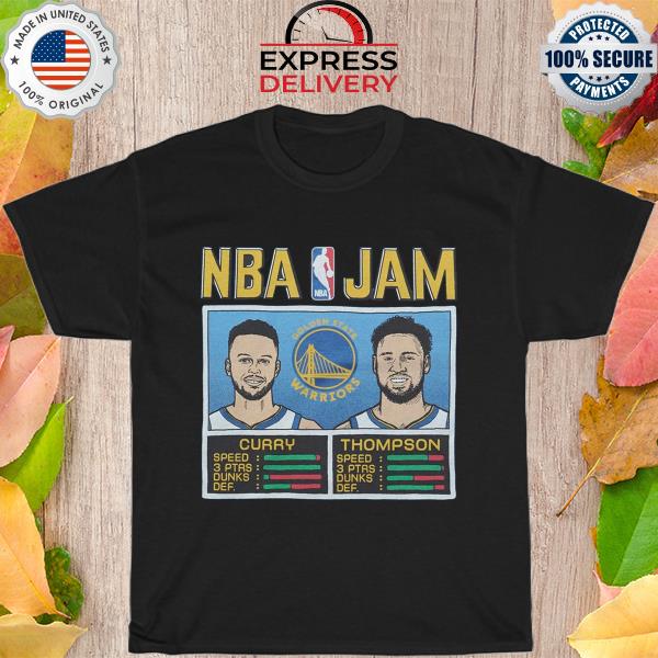 NBA Jam Golden State Warriors Stephen Curry and Klay Thompson shirt,  hoodie, sweater, long sleeve and tank top
