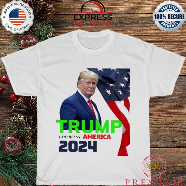 Campaign for the 2024 election supporting mr Trump American flag shirt