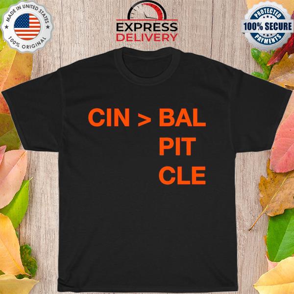 Cincinnati bengals con ball pit cle shirt