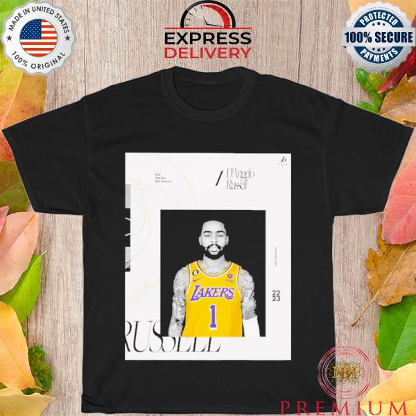 D'angelo russell los angeles lakers 2022 2023 shirt