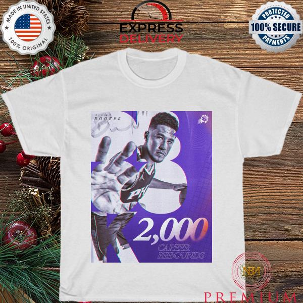 Devin Booker 2000 Career Rebounds shirt