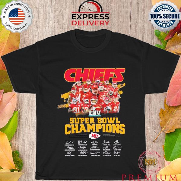 Funny Kansas city Chiefs super bowl champions signatures 2023 shirt