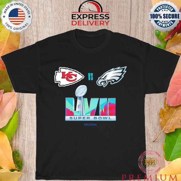 Kansas City Chiefs vs. Philadelphia Eagles Super Bowl LVII Logo shirt