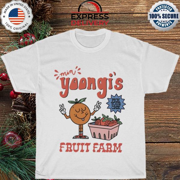 Min yoongi's fruit farm shirt