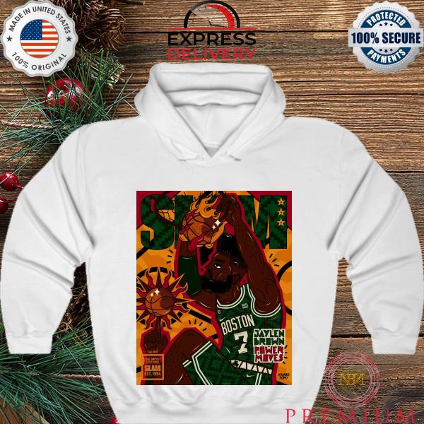 Official Boston Celtics Jaylen Brown power moves artist s hoodie