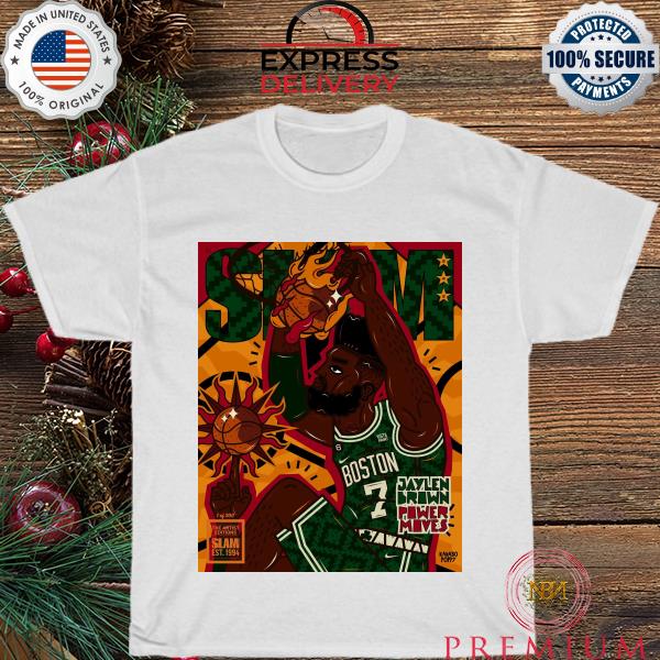 Official Boston Celtics Jaylen Brown power moves artist shirt