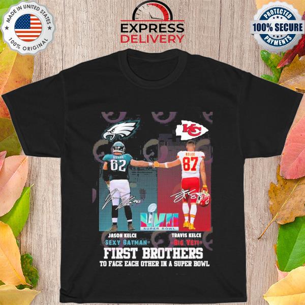 Sexy Batman Vs Big Yeti The first kelce brother players to face each other 2023 shirt
