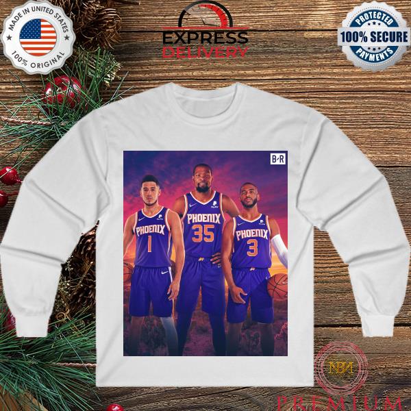 Kevin Durant & Devin Booker Phoenix Suns Homage Nba Jam Tri-Blend Shirt,  hoodie, sweater, long sleeve and tank top