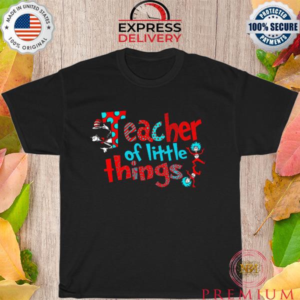 Teacher of little things reading lover shirt