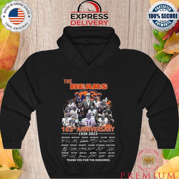 Chicago Bears 103rd anniversary 1920-2023 thanks for the memories