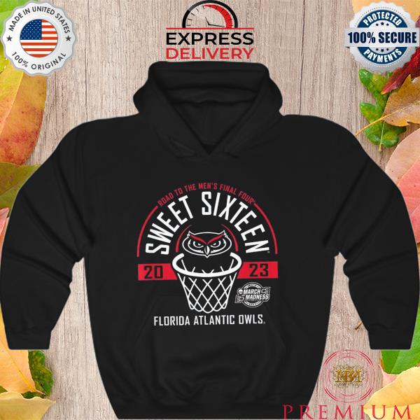 Florida atlantic owls sweet 16 2023 march madness basketball s Hoodie