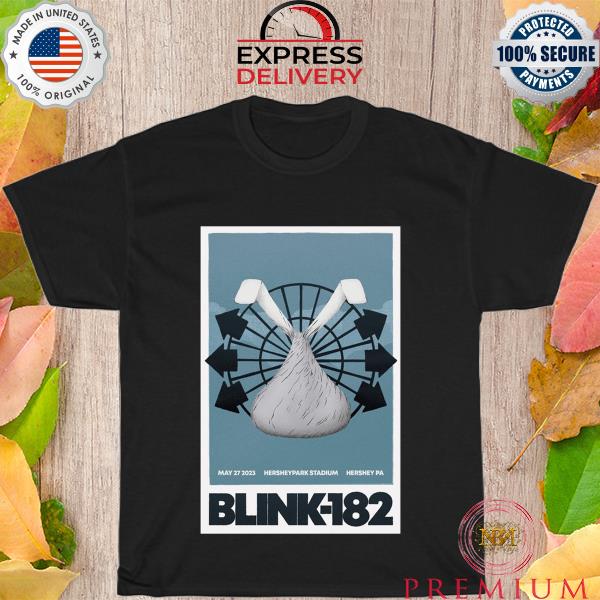 Blink-182 hershey hersheypark stadium 27 2023 shirt