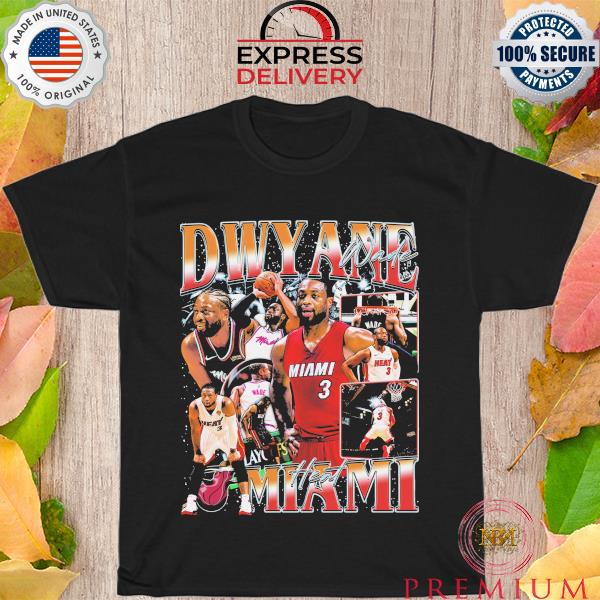 Miami Heat Dwyane wade retro shirt