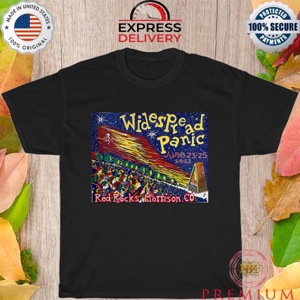 Best widespread Panic Red Rocks Morrison Co June 23 25 2023 shirt