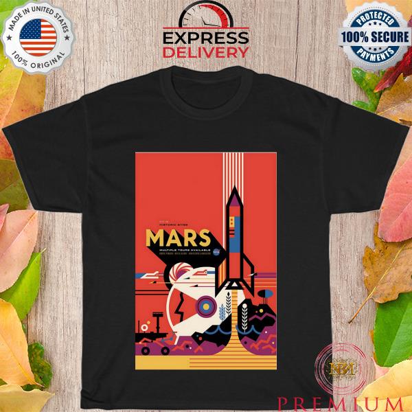 Funny mars multiple tours available shirt
