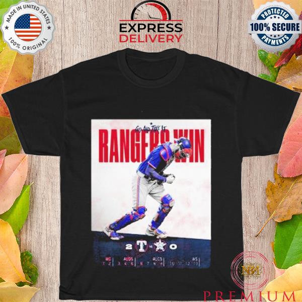 Original go And Take It Texas Rangers Win Houston Astros 2-0 Game 1 Statement T-Shirt