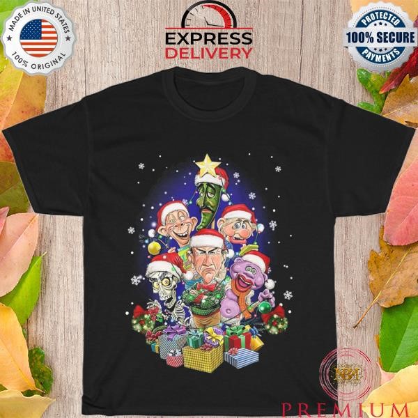 Jeff Dunham Characters 2023 Merry Christmas tree T-Shirt