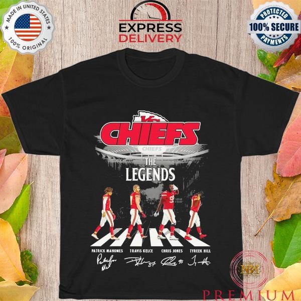 NFL Kansas City Chiefs the legends walking Abbey road signatures 2023 shirt