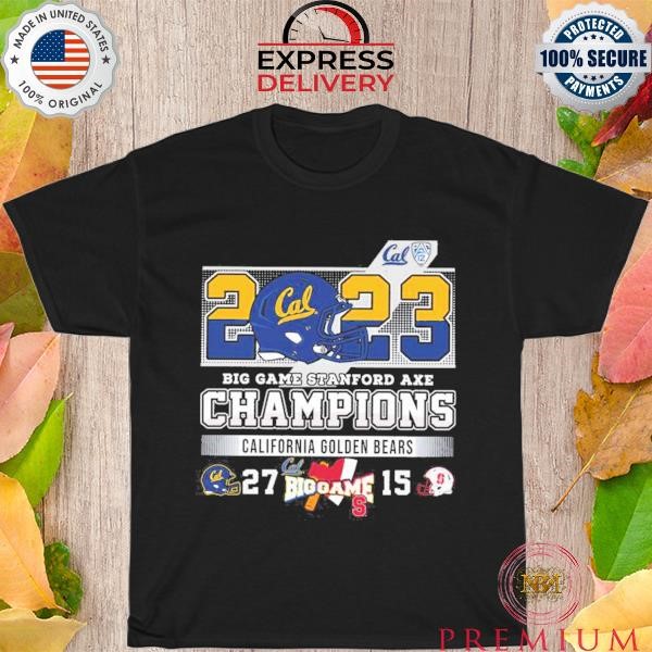 Nice big game stanford axe champions California Golden Bears and Stanford Cardinal shirt