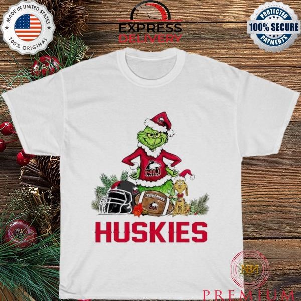 Northern Illinois Grinch and Max dog funny Christmas 2023 shirt