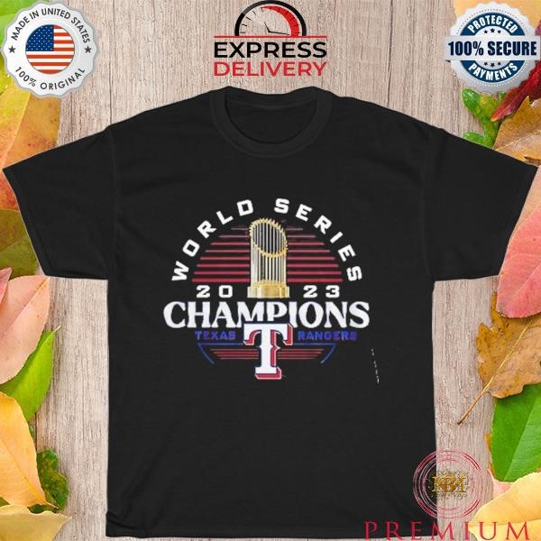 Official Texas Rangers World Series 2023 victory shirt
