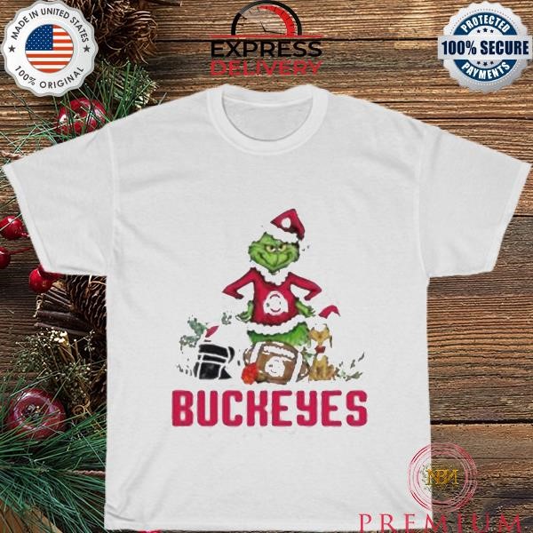 Ohio State Buckeyes Grinch and Max dog funny Christmas 2023 shirt