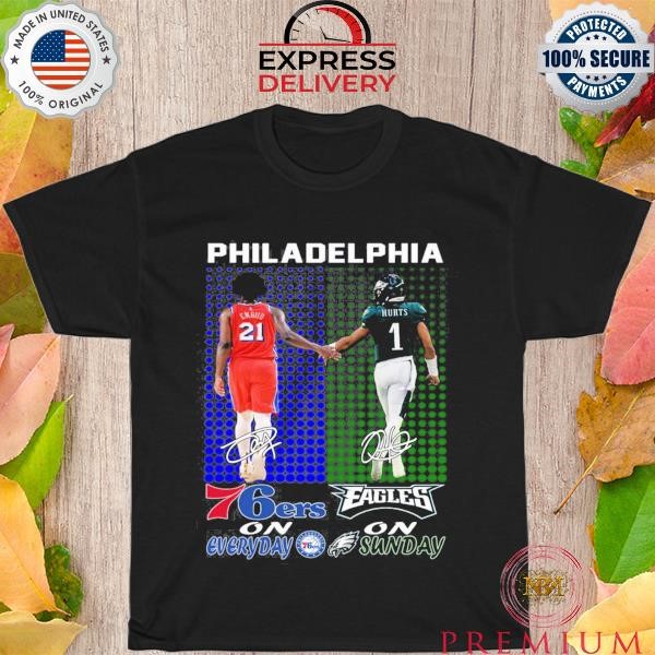 Philadelphia 76ers On Everyday Philadelphia On Sunday T-Shirt