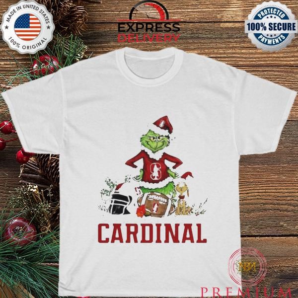 Stanford Cardinals Tide Grinch and Max dog funny Christmas 2023 shirt