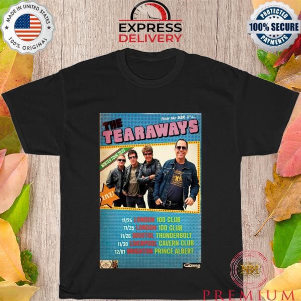 The Tearaways Winter Tour 2023 shirt