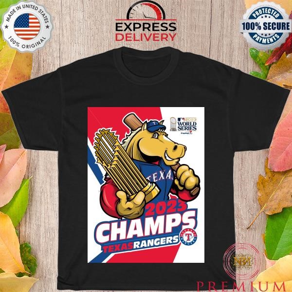 The Texas Rangerswin the World Series for the first time. Congrats shirt