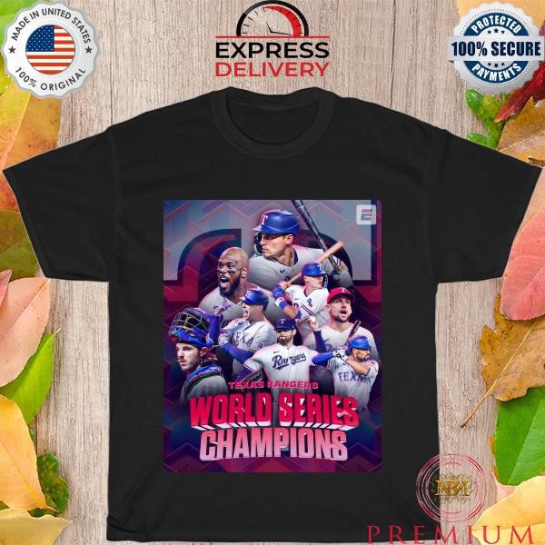 The Texas rangers win the world series for the first time ever shirt