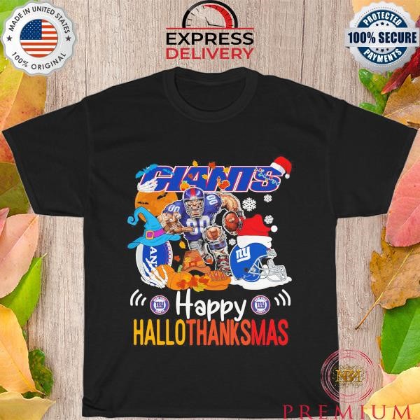 Top NFL New York Giants Happy Hallothanksmas 2023 shirt