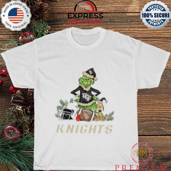 UCF Knights Grinch and Max dog funny Christmas 2023 shirt