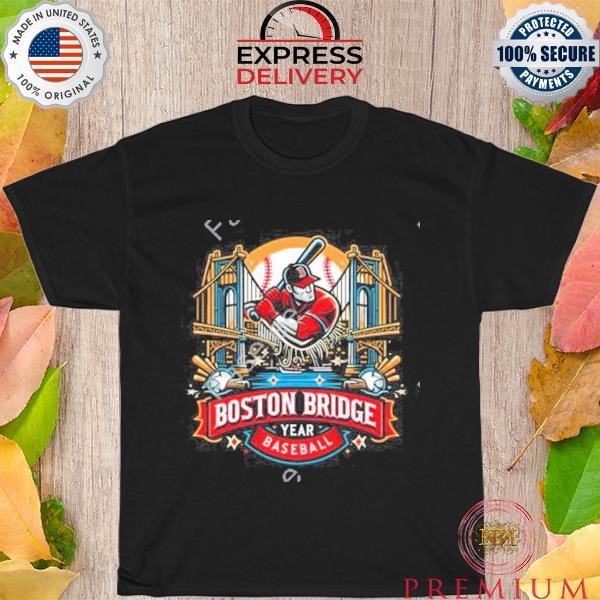 Official Palmerdesigns Boston Bridge Year Baseball shirt