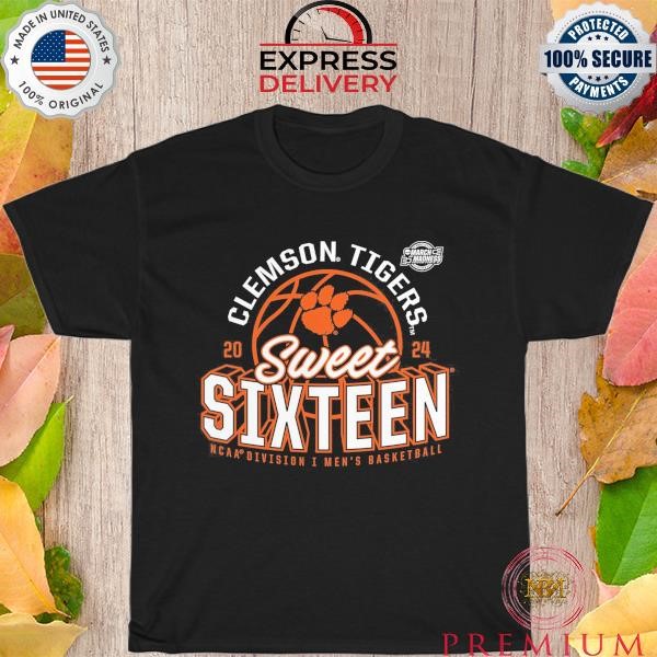 Clemson Tigers 2024 NCAA Men's Basketball Tournament March Madness Sweet Sixteen shirt