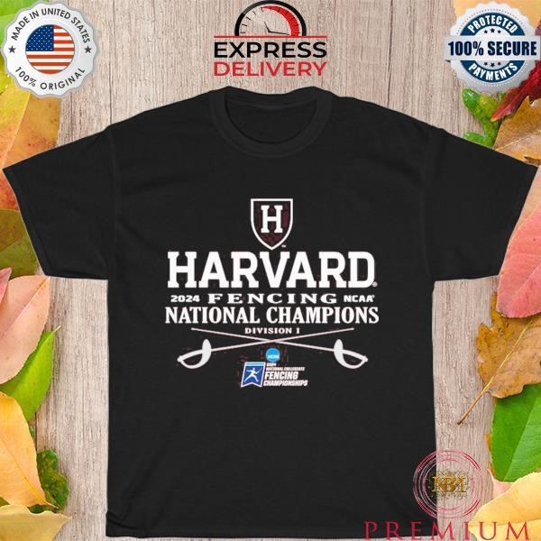 Crimson Harvard Crimson 2024 NCAA Fencing National Champions T-Shirt